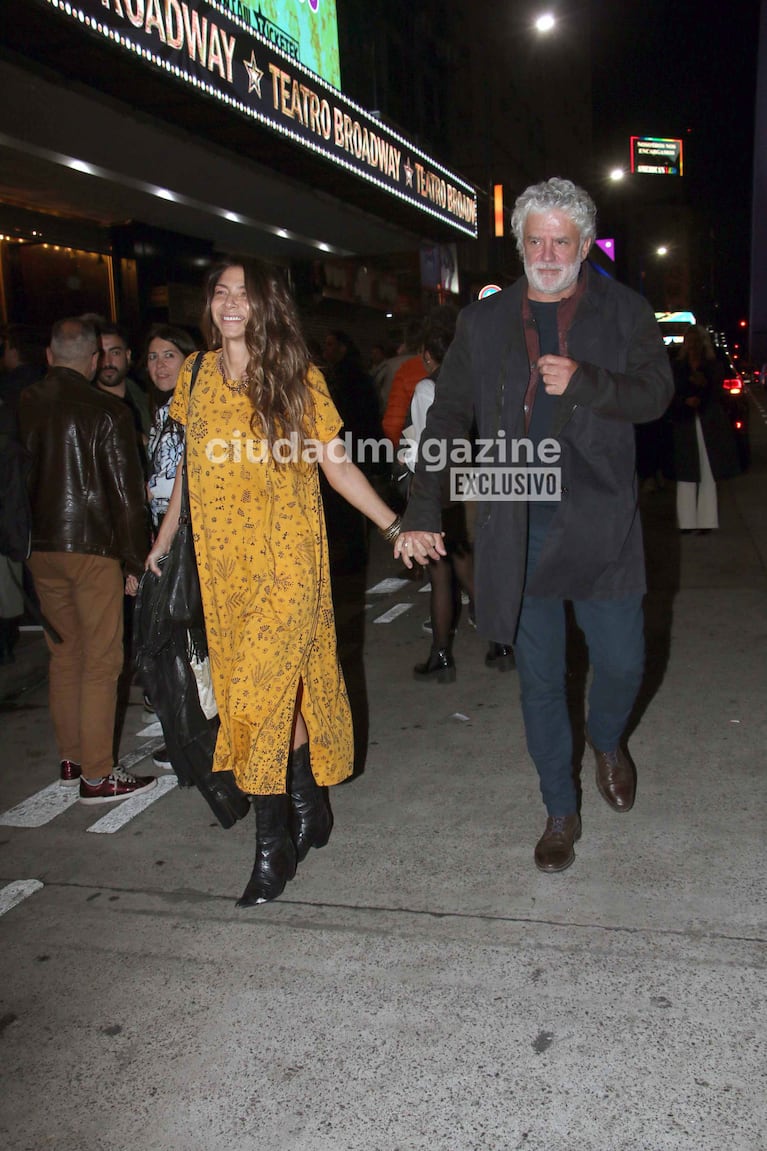 Romina Gaetani y su novio, Luis Cavanagh (Foto: Movilpress).