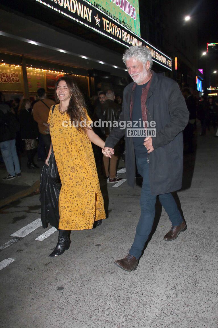 Romina Gaetani y su novio, Luis Cavanagh (Foto: Movilpress).