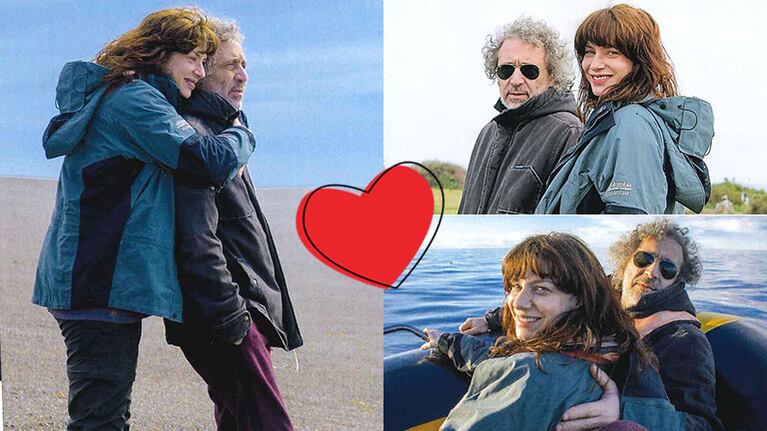 Romina Gaetani y su  novio rockero, enamorados en Puerto Madryn (Fotos: Caras).