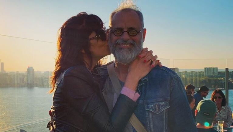 Romina homenajeó a Jorge en su cumple.