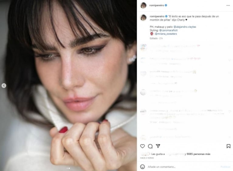 Romina Pereiro compartió una llamativa frase en medio del escándalo de Morena Rial con su papá