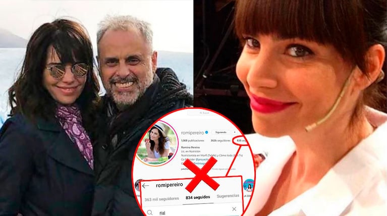 Romina Pereiro negó estar en crisis con Jorge Rial, luego de dejar de seguirlo en Instagram: Si estuviera enojada no haría esa boludez
