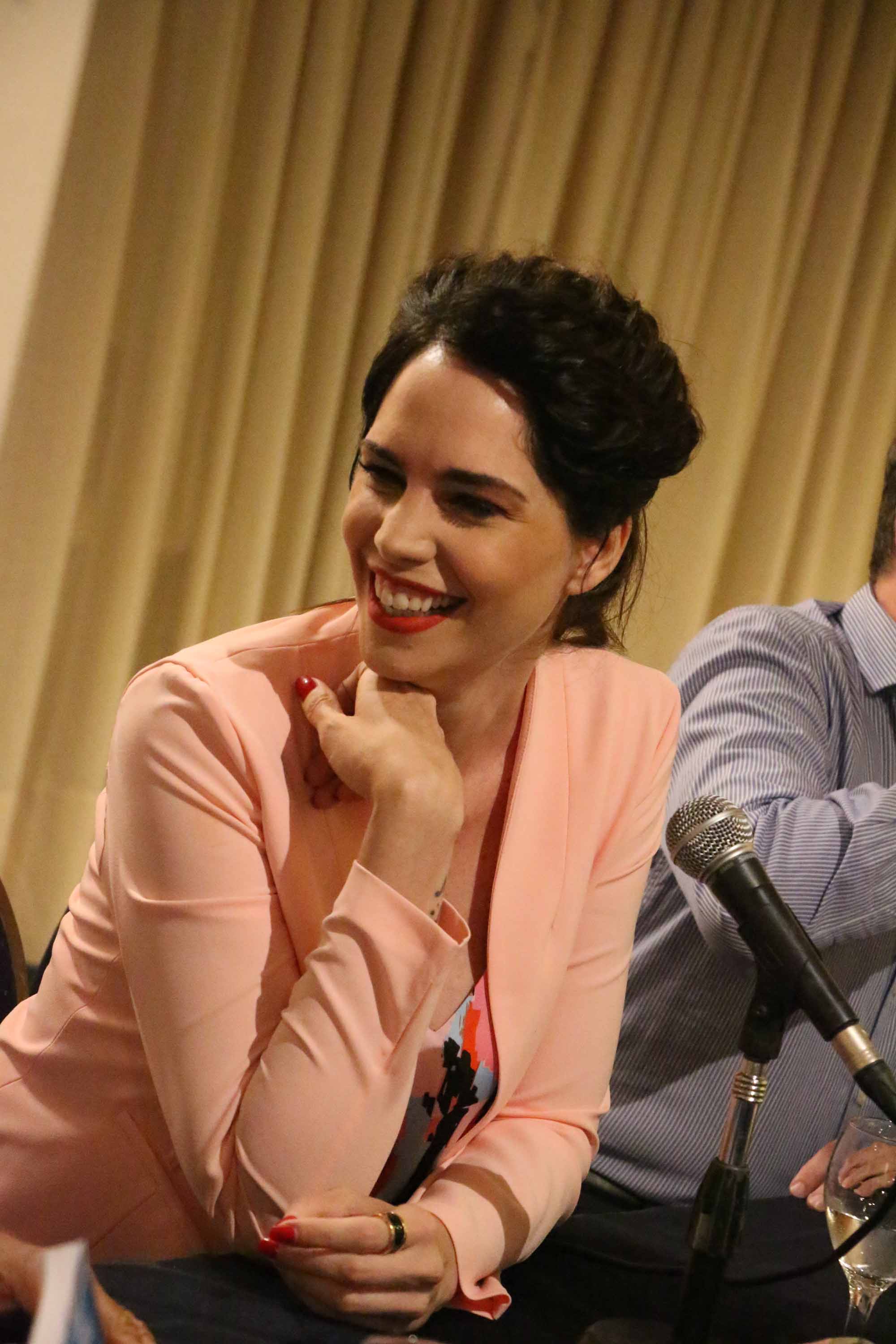 Romina Pereiro presentó su libro (Foto: Movilpress)