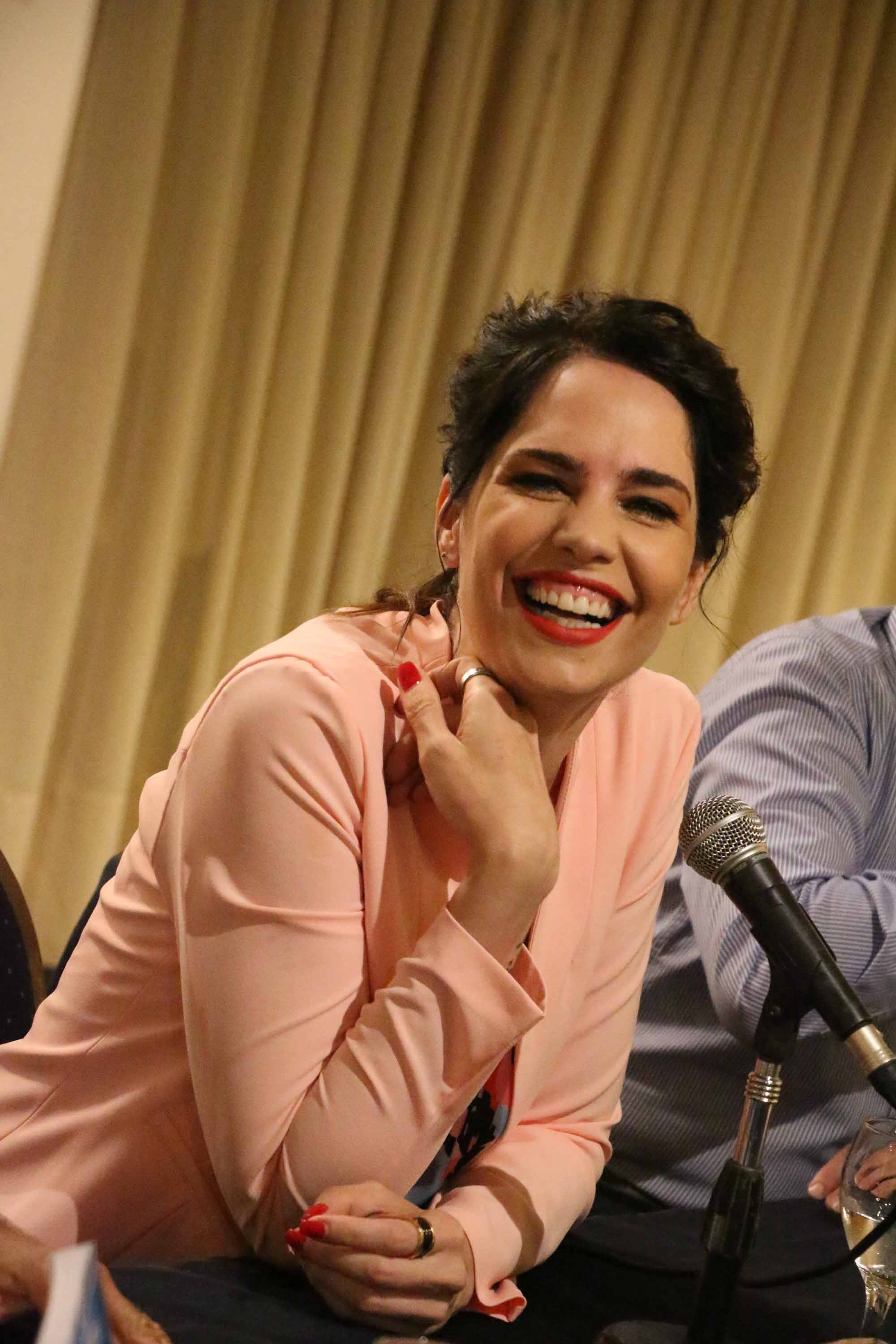 Romina Pereiro presentó su libro (Foto: Movilpress)