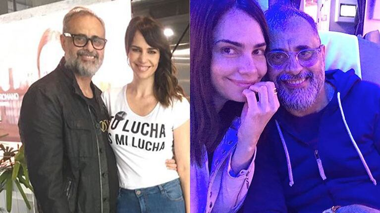 Romina Pereiro y Jorge Rial