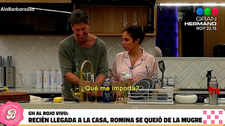 Romina Uhrig explotó por la mugre y el mal olor en Gran Hermano: “Es una falta de respeto”