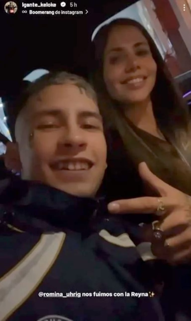 Romina Uhrig habló a fondo del rumor de romance con L-Gante: "Nos juntamos, pero no estoy con él"
