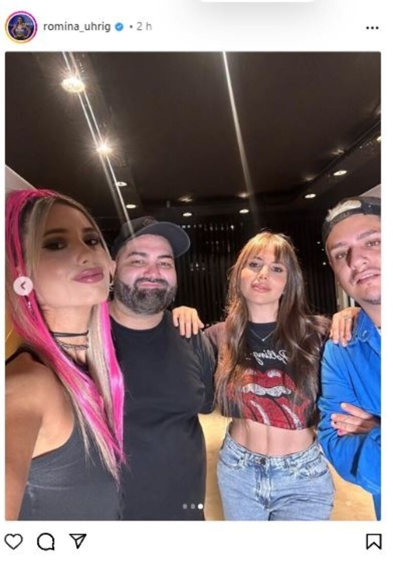 Romina Uhrig sorprendió con su radical cambio de look: "Creí que era Wanda Nara"