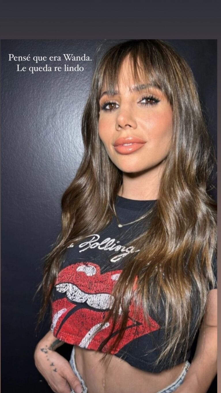 Romina Uhrig sorprendió con su radical cambio de look: "Creí que era Wanda Nara"