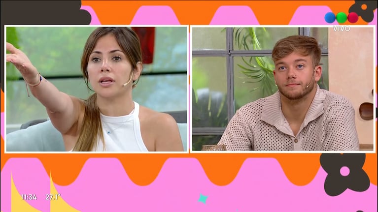 Romina Uhrig y Nacho Castañares.