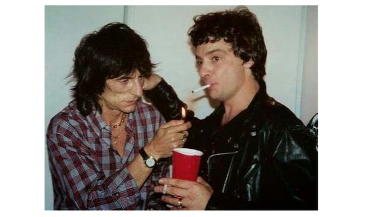Ron Wood y Juanse