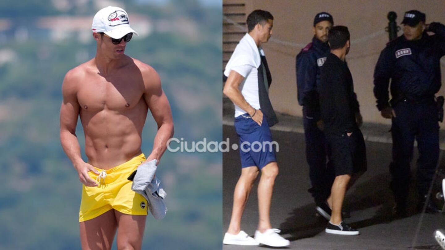 Ronaldo dio la nota en Saint Tropez: cuerpazo y papelón Fotos: Grosby Group).