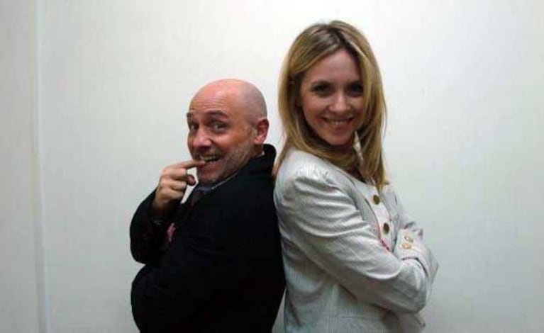 Ronnie Arias y Carla Peterson juntos en La 100. (Foto: Facebook)