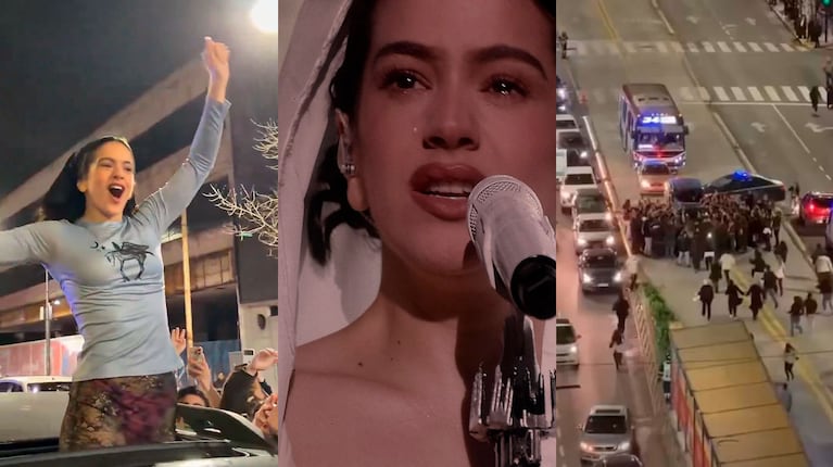 Rosalía terminó sus shows en Argentina y tuvo un gesto con sus fans que se volvió viral (foto de redes sociales)