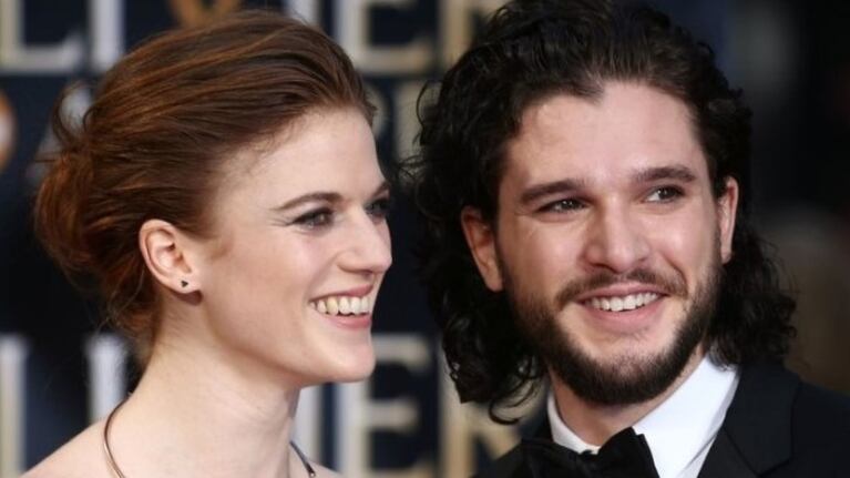 Rose Leslie y Kit Harington, juntos
