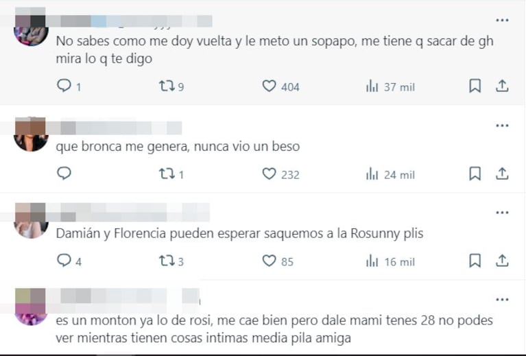 Rosina les levantó las sábanas a Furia y Mauro en pleno momento de pasión en Gran Hermano: su reacción