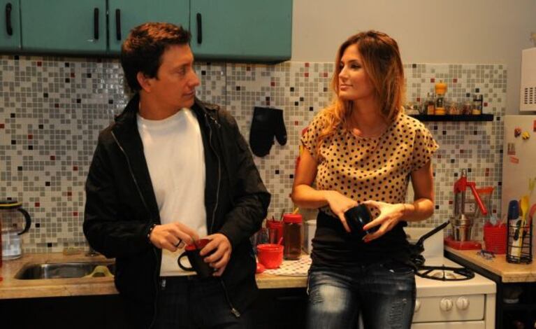 Roxi y Rubén, muy cerca. (Foto: El Trece)