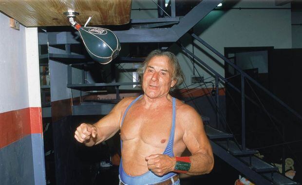 Rubén "El Ancho" Peucelle entrenando. (Foto: Web)