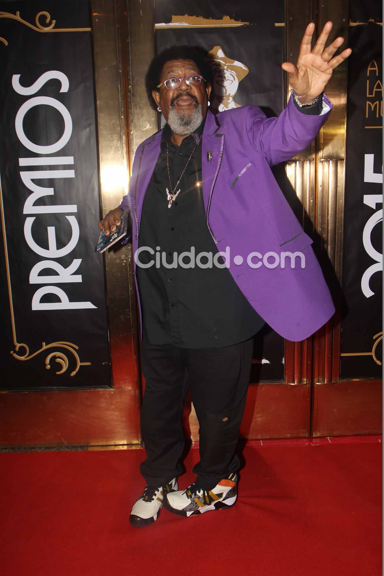 Rubén Rada, en los Premios Gardel 2015. Foto: Movilpress.
