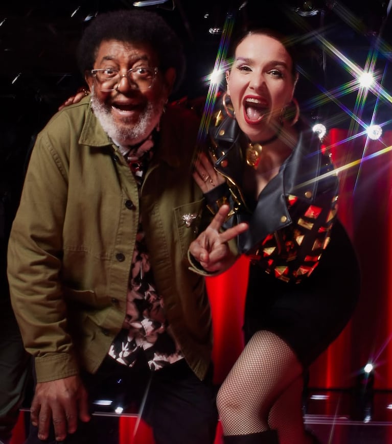 Rubén Rada y Natalia Oreiro. Foto: Instagram nataliaoreirosoy