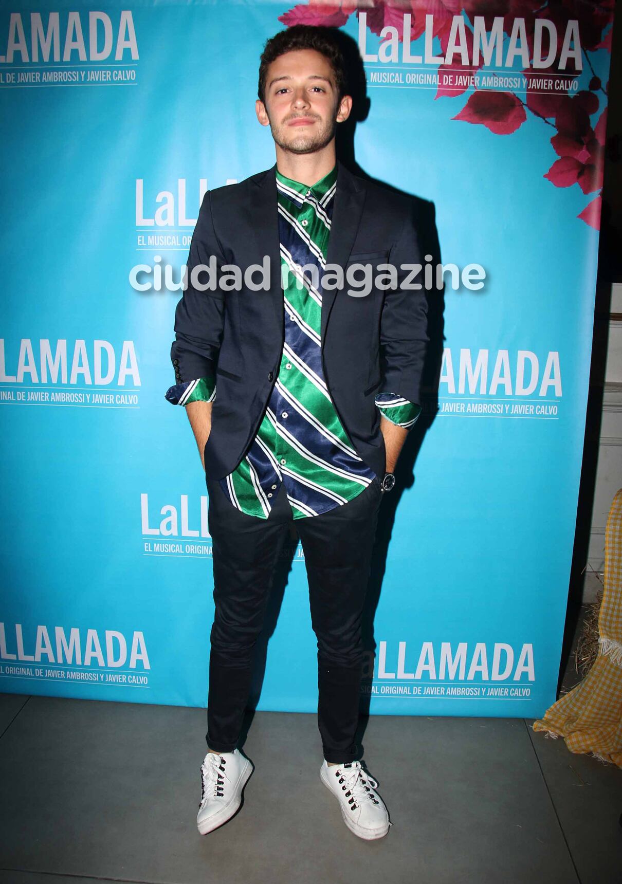 Ruggero Pasquarelli en la función de prensa de La Llamada. (Foto: Movilpress)