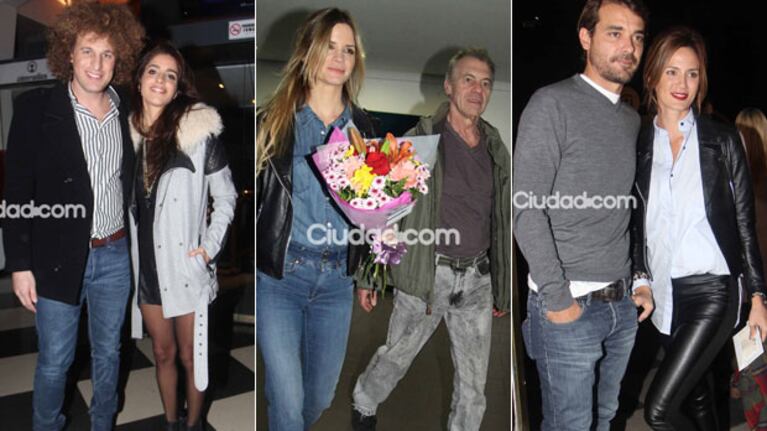 Rulo y Gabriela Sari; Pedro y Paula; Miguel Ángel Solá y su joven novia. (Fotos: Movilpress)