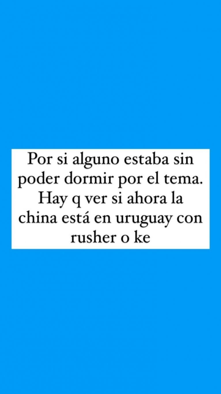 Rumor de reconciliación para la China Suárez y Rusherking: ella borró el posteo de su separación