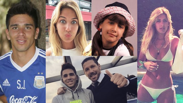 Rumores de romance para Giovanni Simeone y Natalia Melcon (Fotos: Web e Instagram).