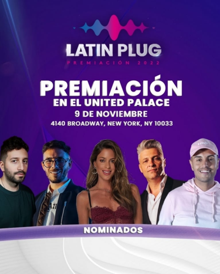 Rusherking, Angela Torres, L-Gante y FMK nominados para los Premios Latin Plug