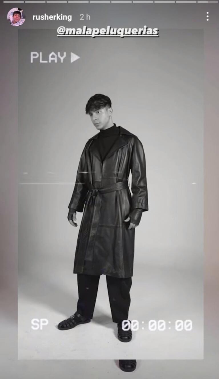 Rusherking debutó como modelo junto a China Suárez: las fotos