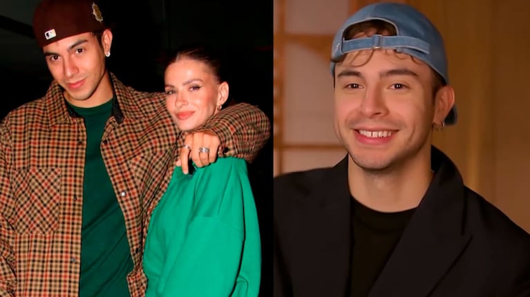 Rusherking en MasterChef (captura de Telefe). Foto con China Suárez de Movilpress.