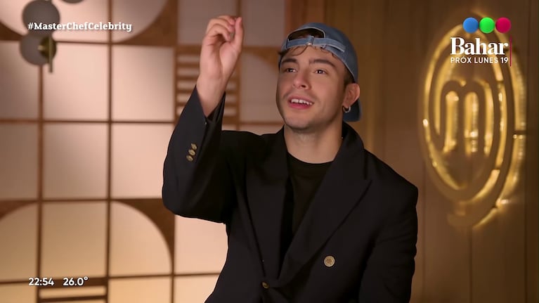 Rusherking en Masterchef Celebrity (Foto: captura de Telefé).