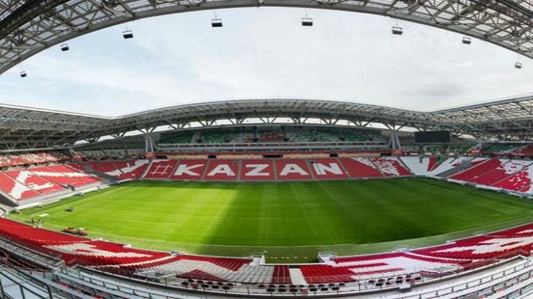 Rusia 2018: el Kazán Arena recibirá a 45.000 hinchas por cada partido