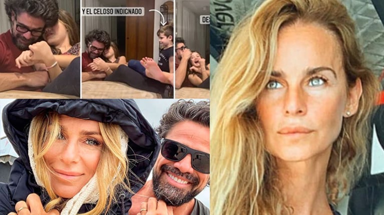 Sabrina compartió un momento familiar con el papá de sus hijos pese a estar separados.