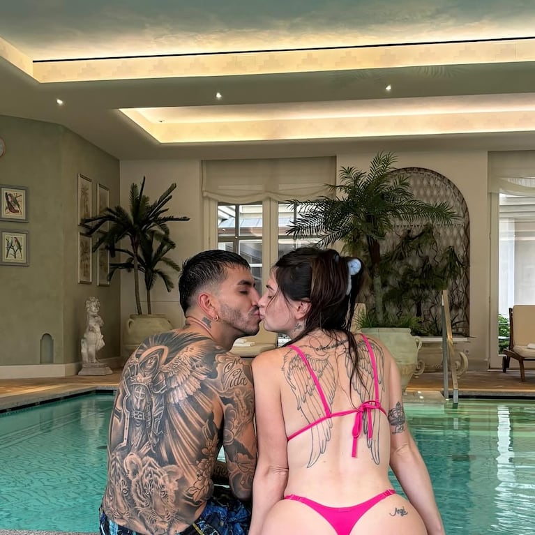 Sabrina Di Marzo y Ángel Correa. Foto: Instagram @sabridimarzo