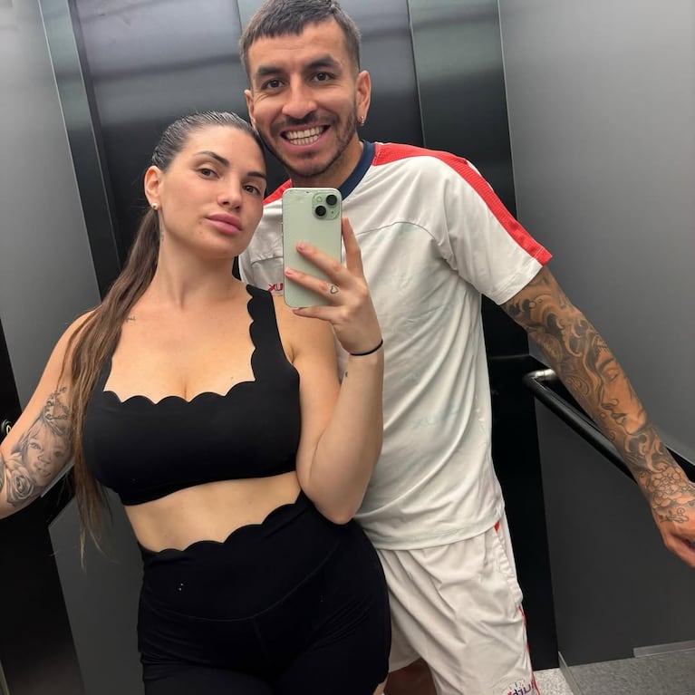 Sabrina Di Marzo y Ángel Correa. Foto: Instagram @sabridimarzo