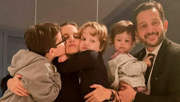 Sabrina Garciarena celebró su cumpleaños con Germán Paoloski y sus hijos.