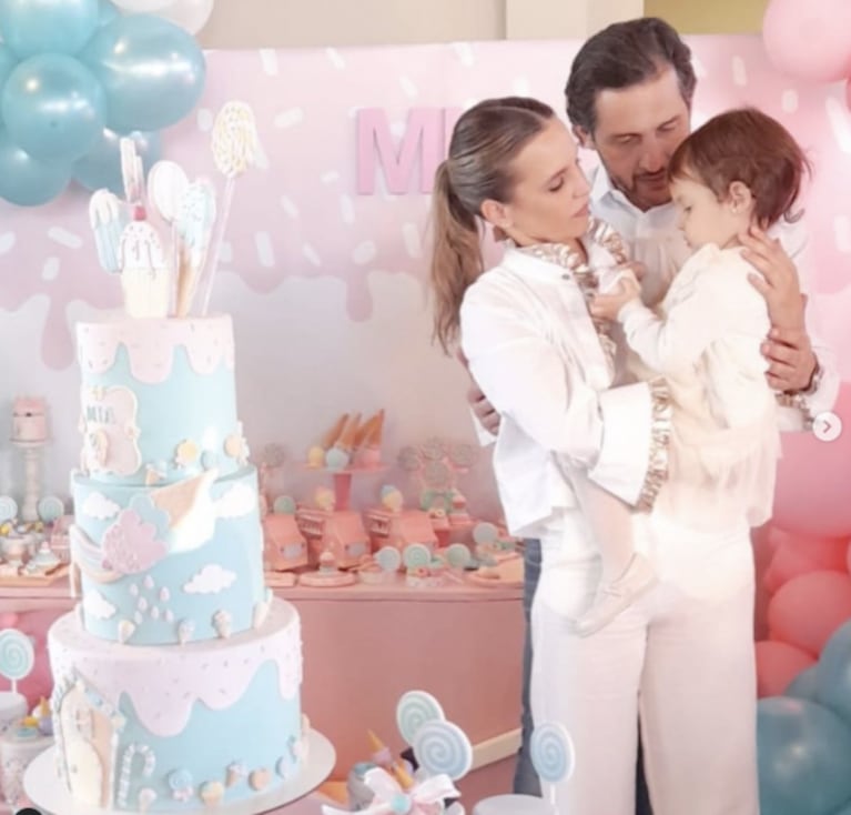 Sabrina Garciarena y Germán Paoloski celebraron el cumpleaños de su hija Mía: el álbum de fotos del festejo