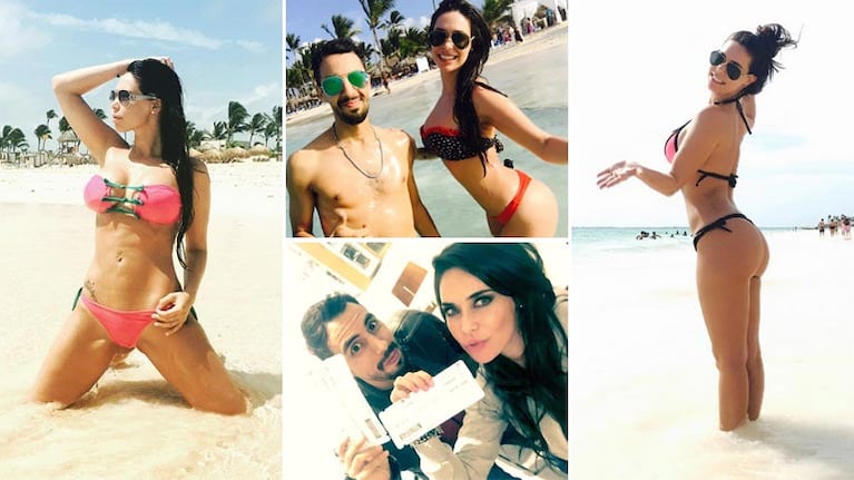 Sabrina Ravelli, diosa soltera en Punta Cana con su amigo Héctor Sotto. (Foto: Instagram)