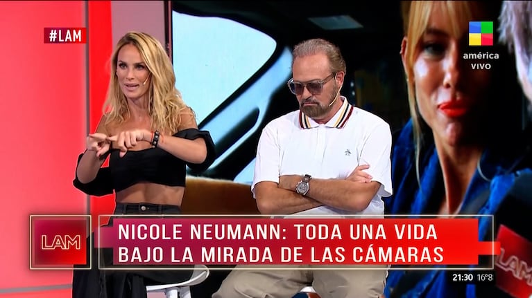 Sabrina Rojas contó que encubrió a Nicole Neumann en una infidelidad: “Salíamos en grupo y disimulábamos”