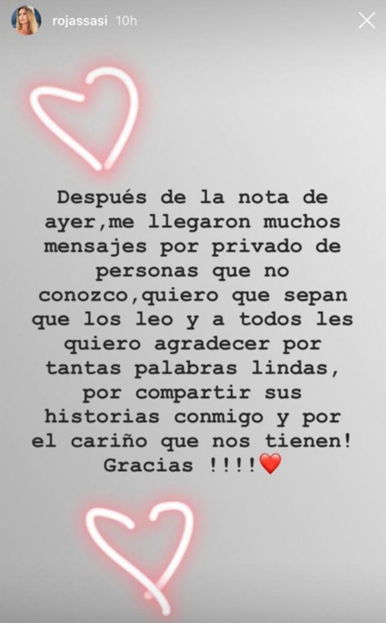 Sabrina Rojas, emocionada tras confirmar su separación de Luciano Castro: "Gracias por el cariño que nos tienen"