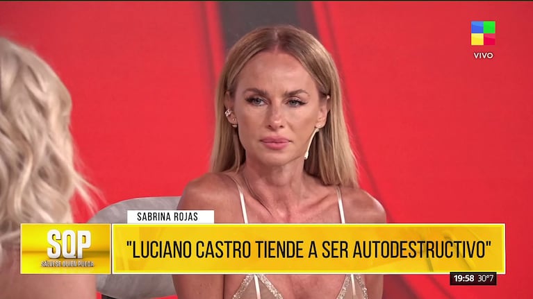 Sabrina Rojas en SQP (Foto: captura de América).