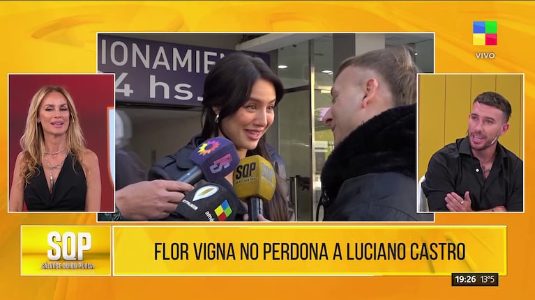 Sabrina Rojas fue tajante tras las explosivas declaraciones de Flor Vigna sobre Luciano Castro. Foto: Captura (América)