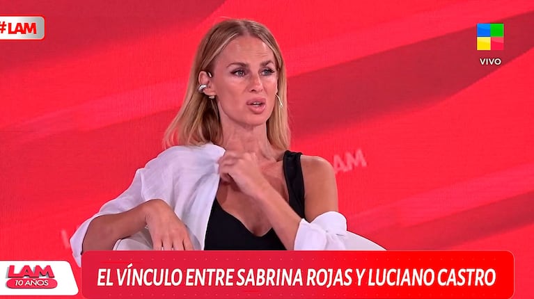 Sabrina Rojas habló de su vínculo actual con Luciano Castro (captura de América TV-LAM)
