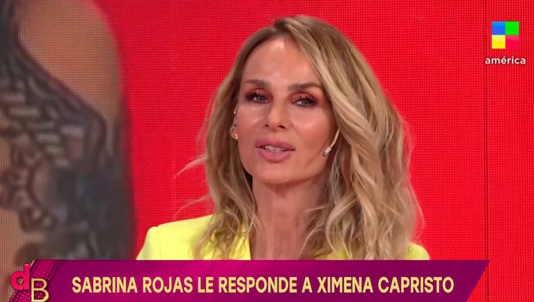 Sabrina Rojas habló del final de la amistad con Ximena Capristo, tras sus explosivos dichos en TV