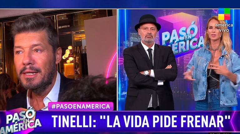 Sabrina Rojas habló en vivo tras la abrupta decisión de Tinelli de levantar el streaming (América TV)