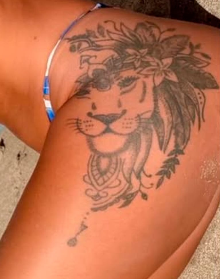 Sabrina Rojas mostró su impactante tatuaje (Foto de Instagram @rojassasi)