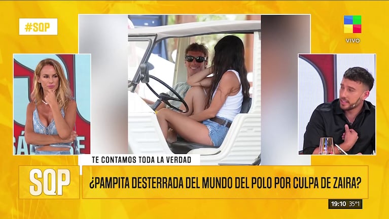 Sabrina Rojas opinó del romance de Zaira Nara con Robert Strom (Foto: captura de América).
