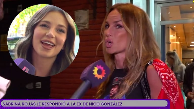 Sabrina Rojas reaccionó tras la acusación de Paloma Silberberg sobre Nicolás González (Captura de eltrece)