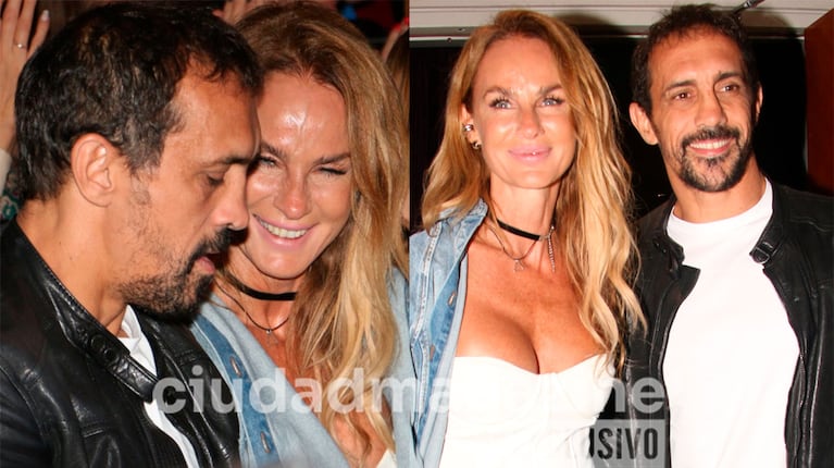 Sabrina Rojas y José Chatruc blanquearon su romance en su primera salida pública (Fotos: Movilpress).